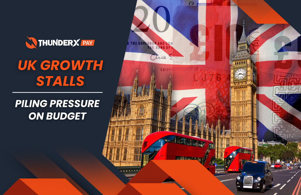 UK Growth Stalls, Piling Pressure on Budget