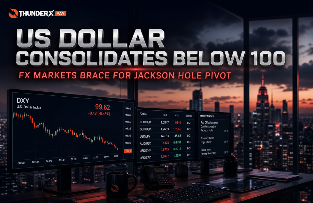 US Dollar Index Consolidates Below 100 Threshold as FX Markets